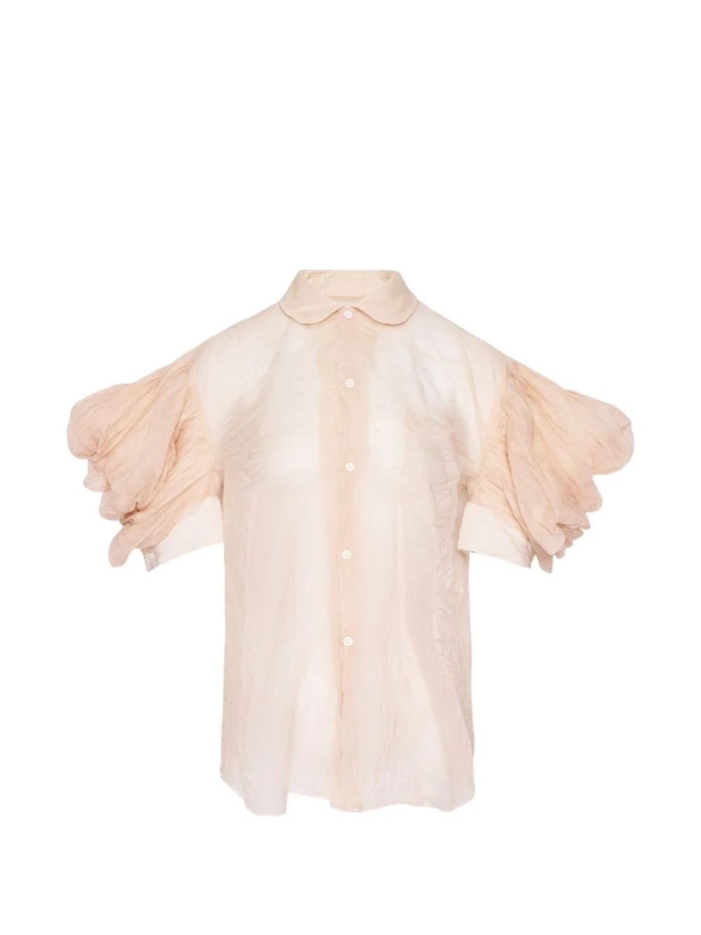 ruffled-detail shirt - 1
