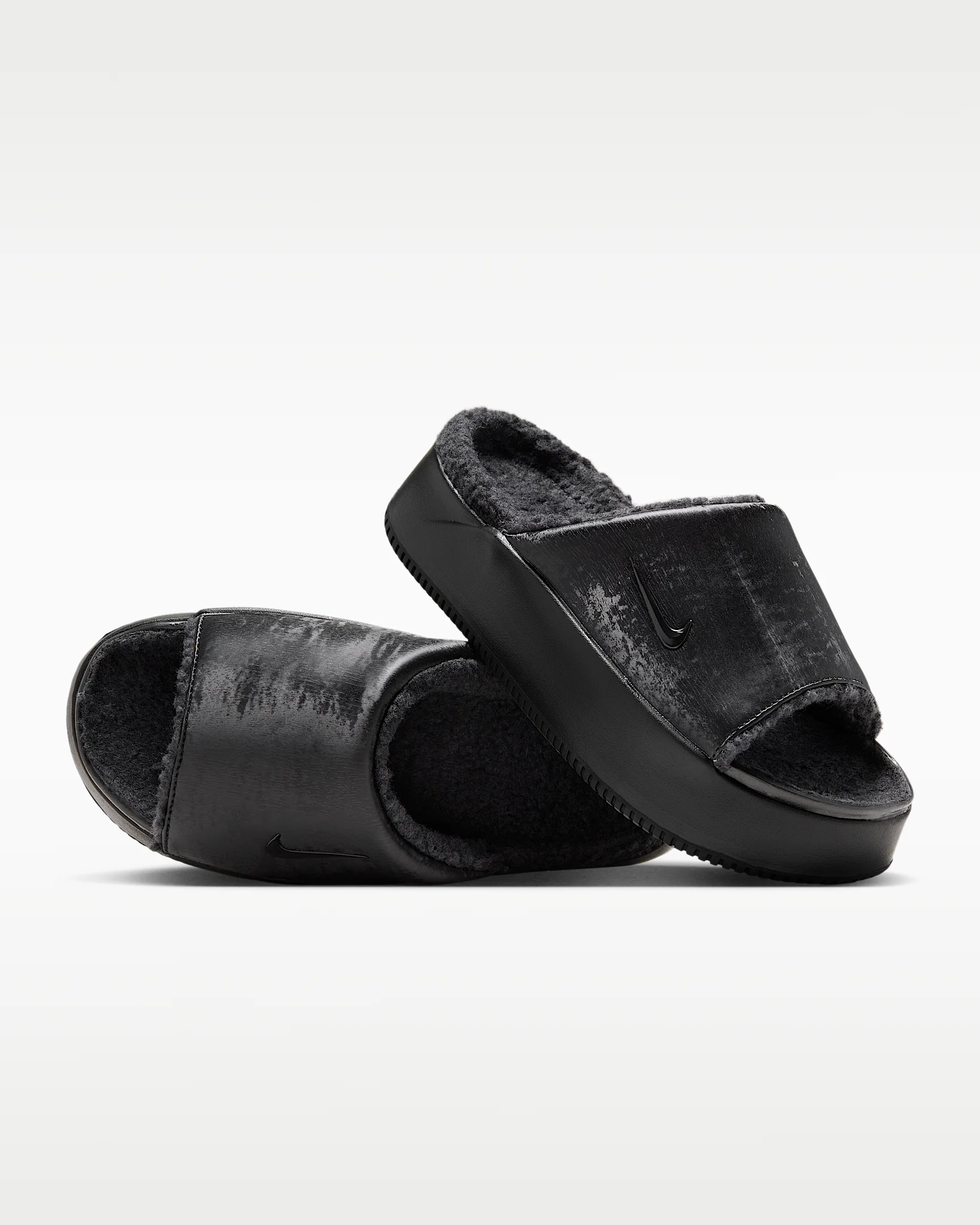 Nike Calm Elevation SE Faux Fur Women's Slides - 1