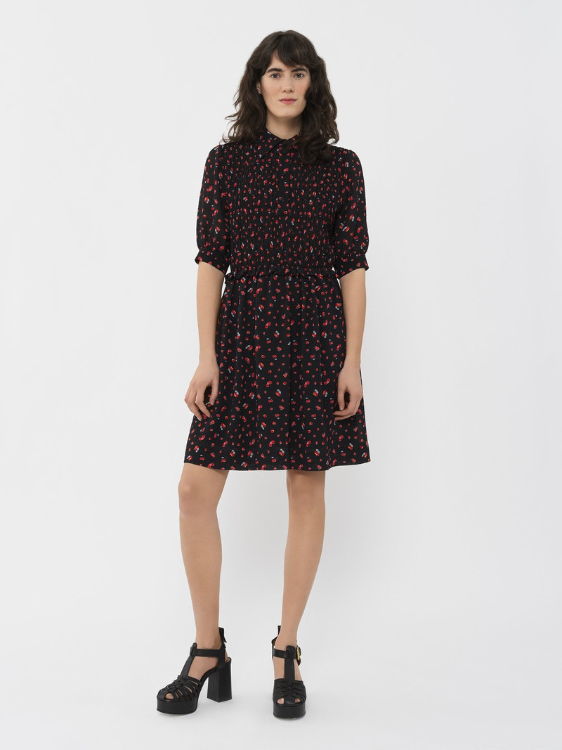 See by Chloé SMOCKED MINI DRESS outlook