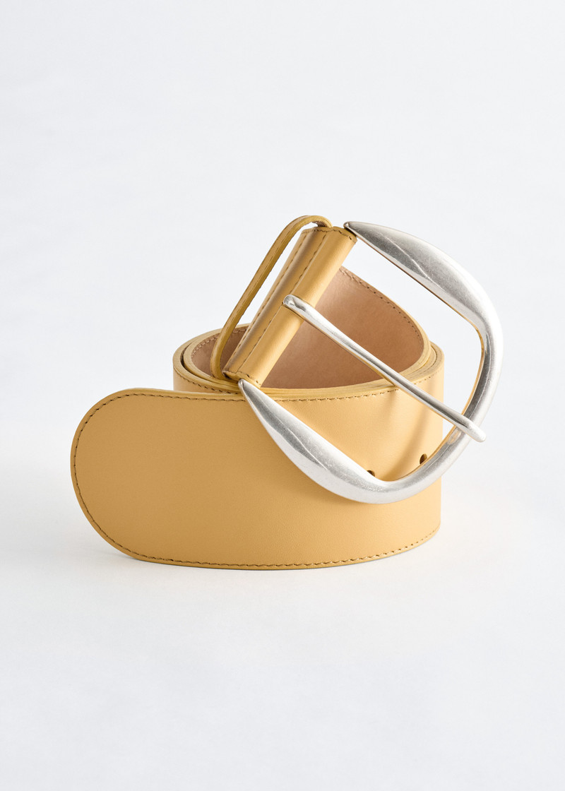 Wide Leather Belt 3