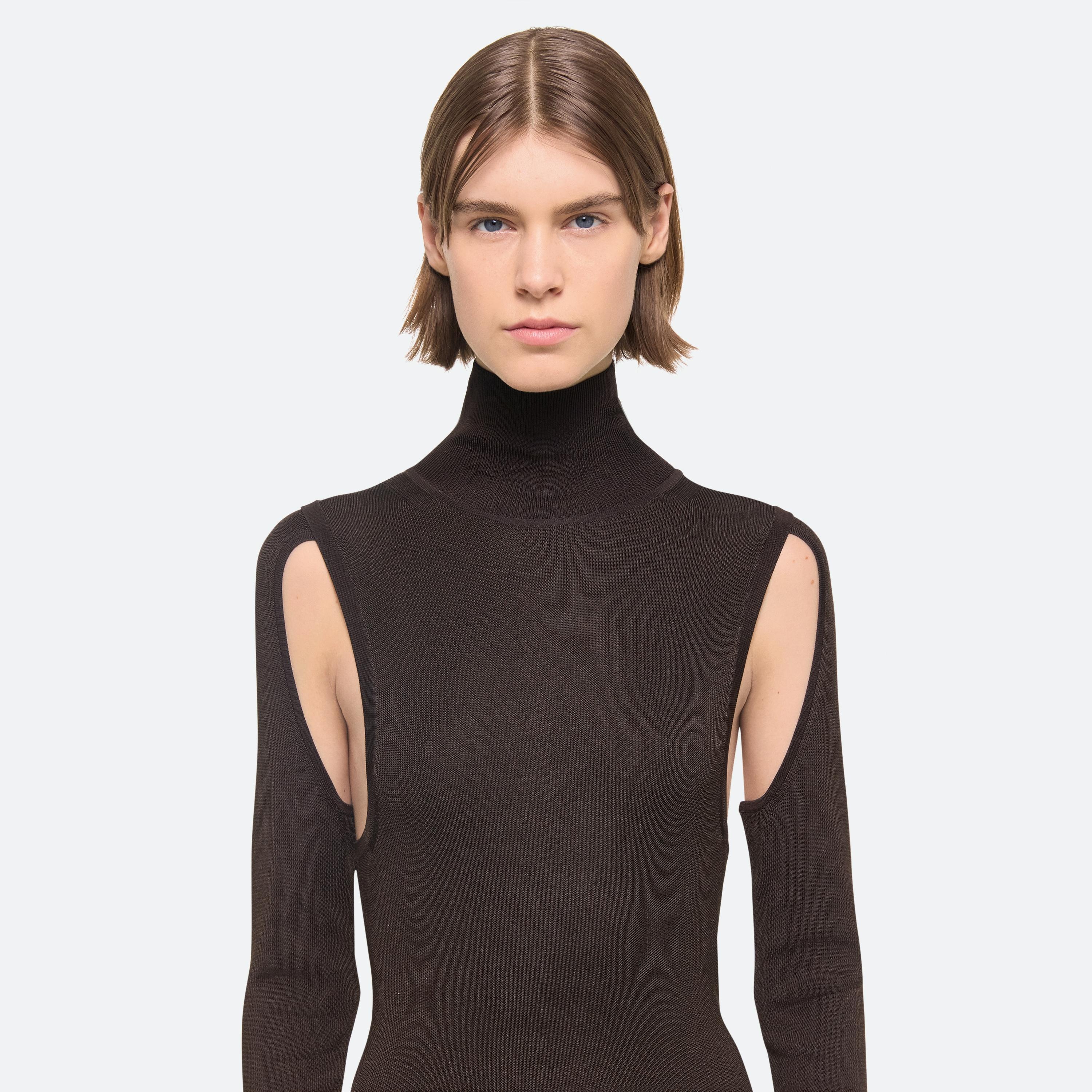 AIR TURTLENECK DRESS - 6