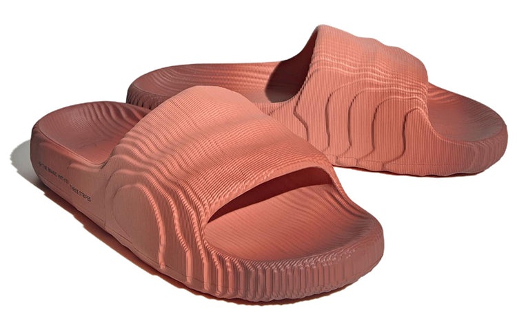 adidas Originals Adilette 22 Slides 'Wonder Clay Wild Sepia Core Black' IG7492 - 3