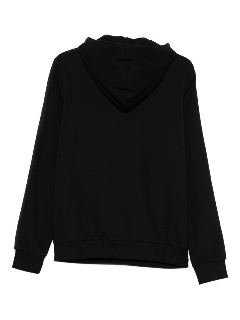 EMPORIO ARMANI embroidered-logo hoodie outlook