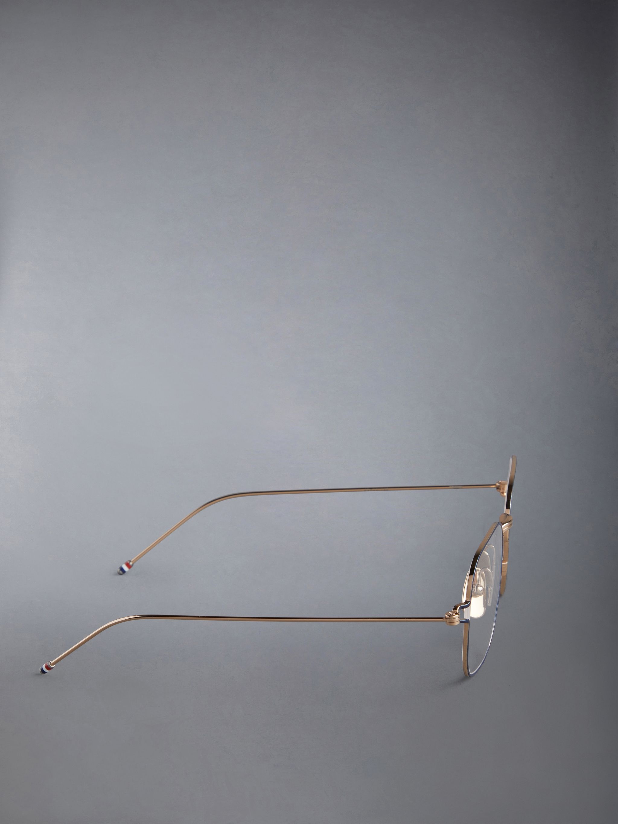 SQUARE EYEGLASSES IN TITANIUM - 4