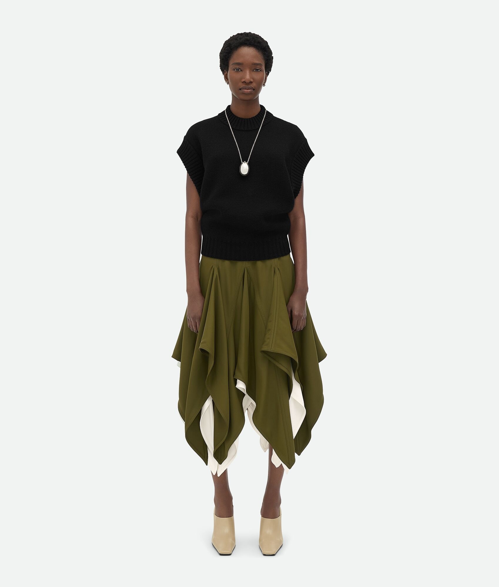 Viscose Double Layer Skirt - 1