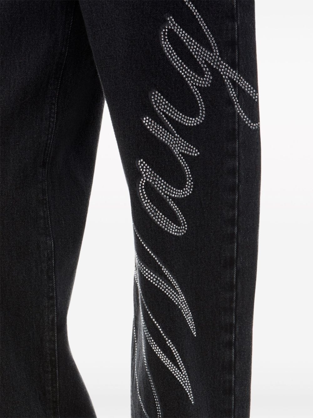 EZ logo-embellished jeans - 5