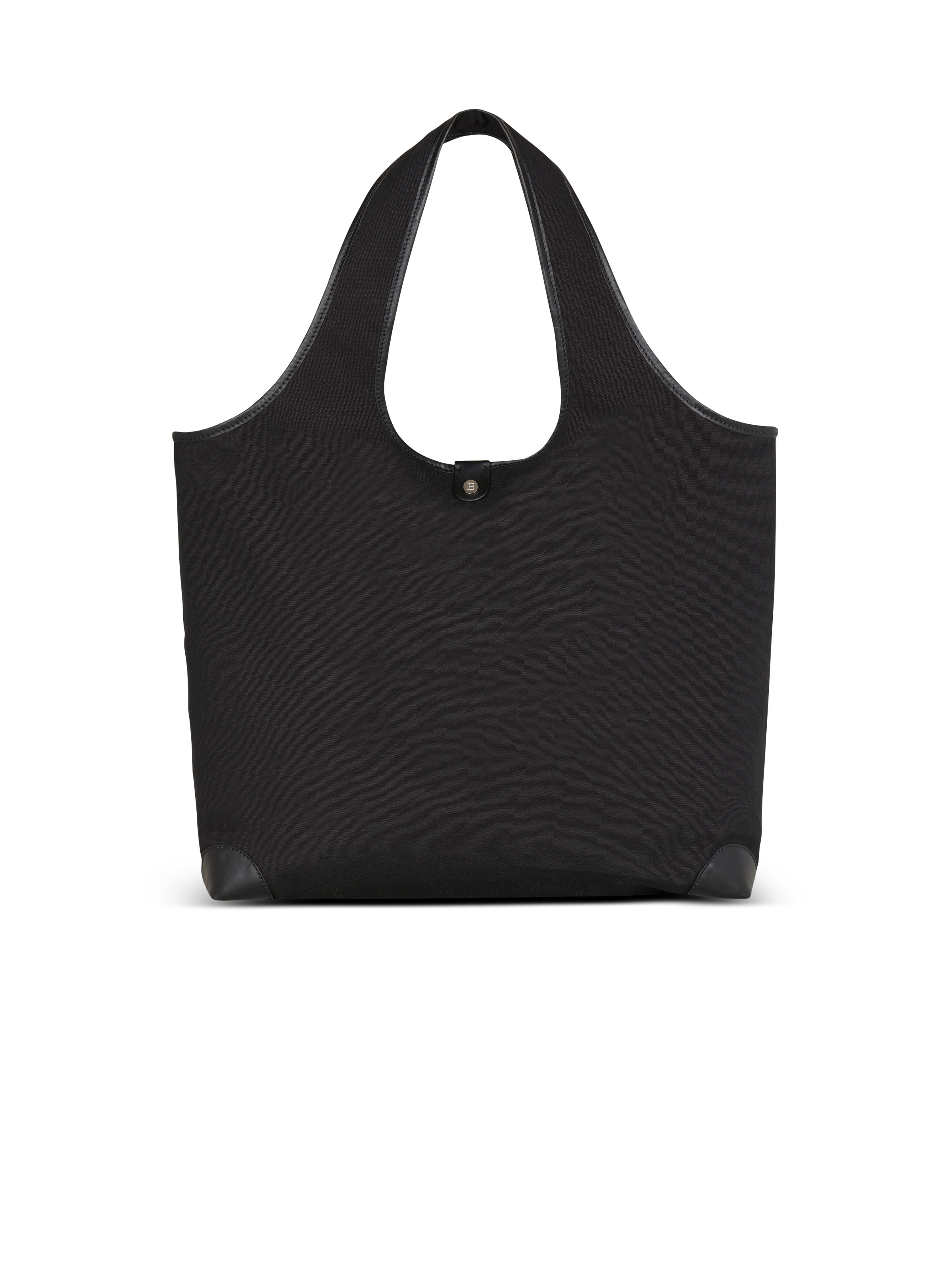 Canvas and leather Grocery Bag - 4