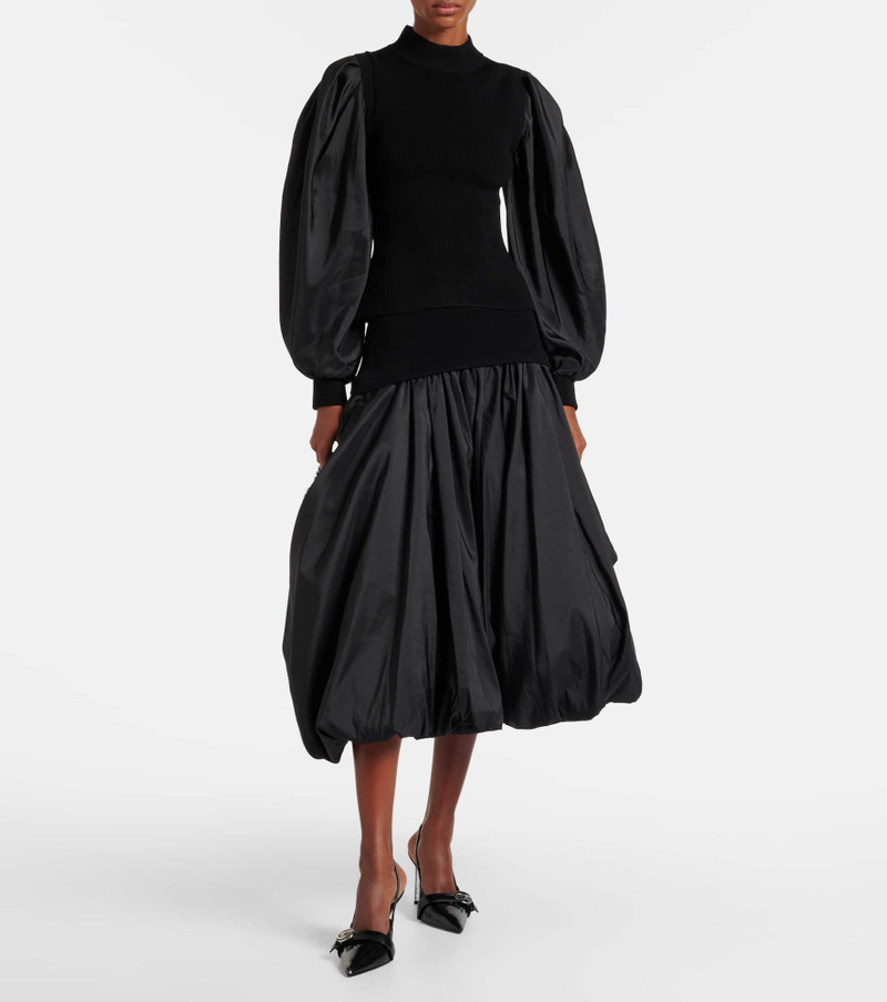 SIMKHAI Corinn bubble midi skirt outlook