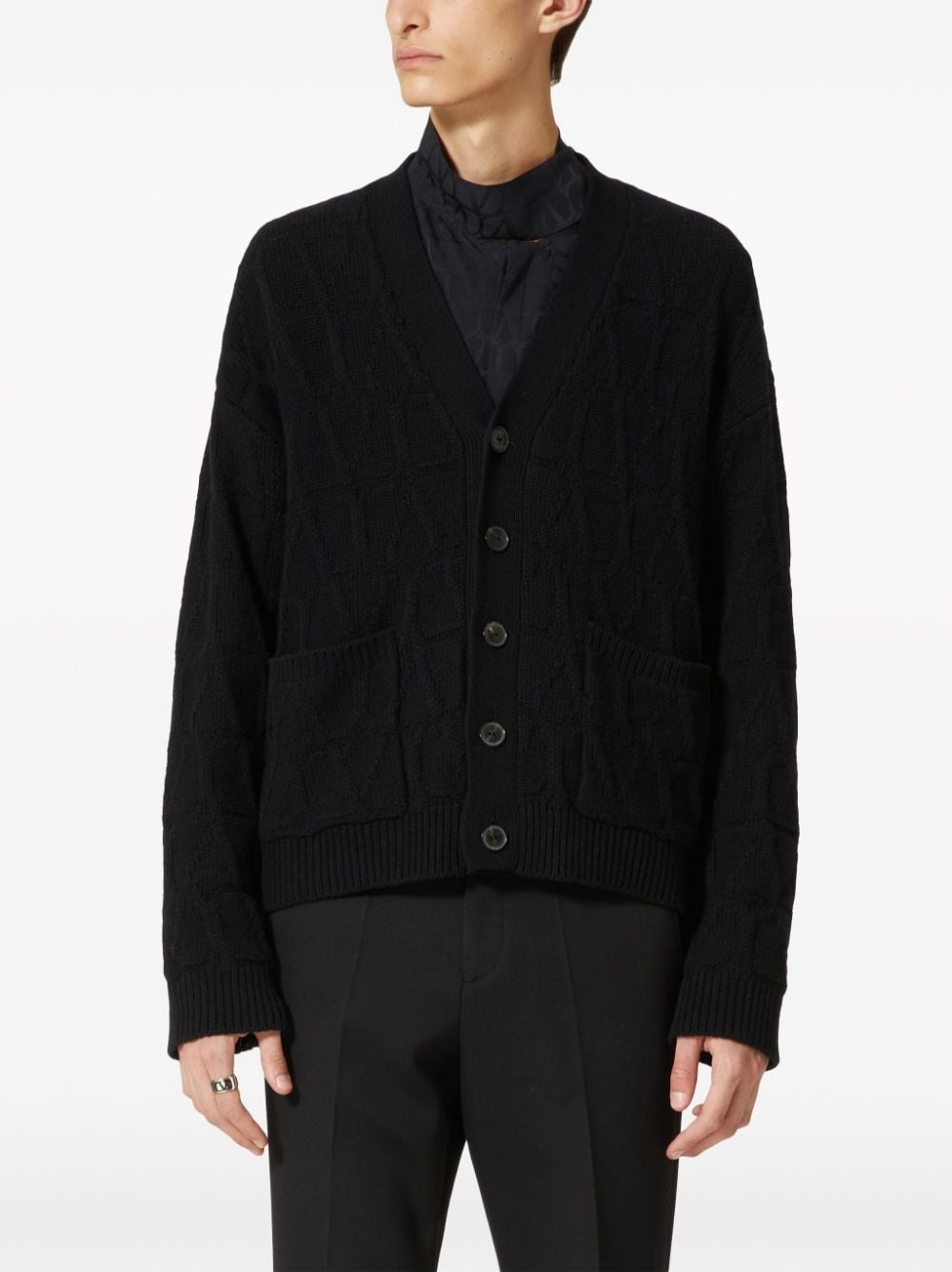 Toile Iconographe wool cardigan - 3