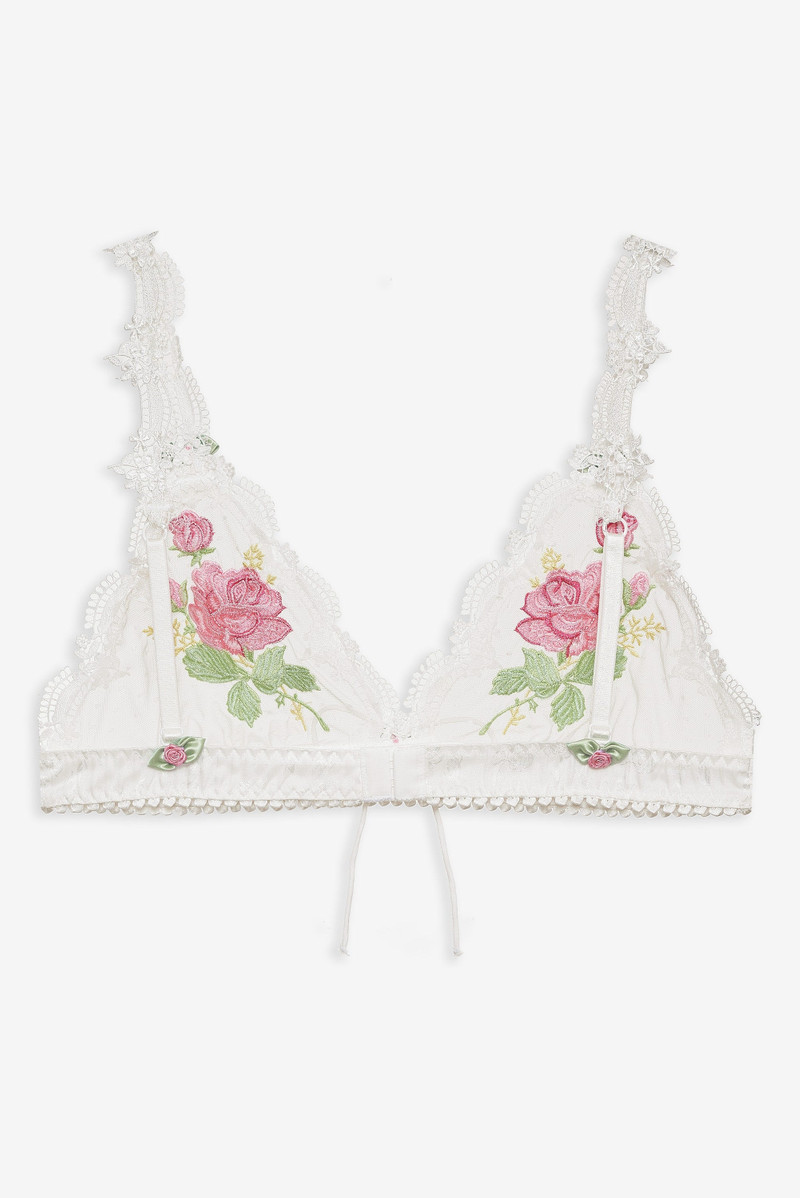For Love & Lemons Heirloom Rose Bralette outlook