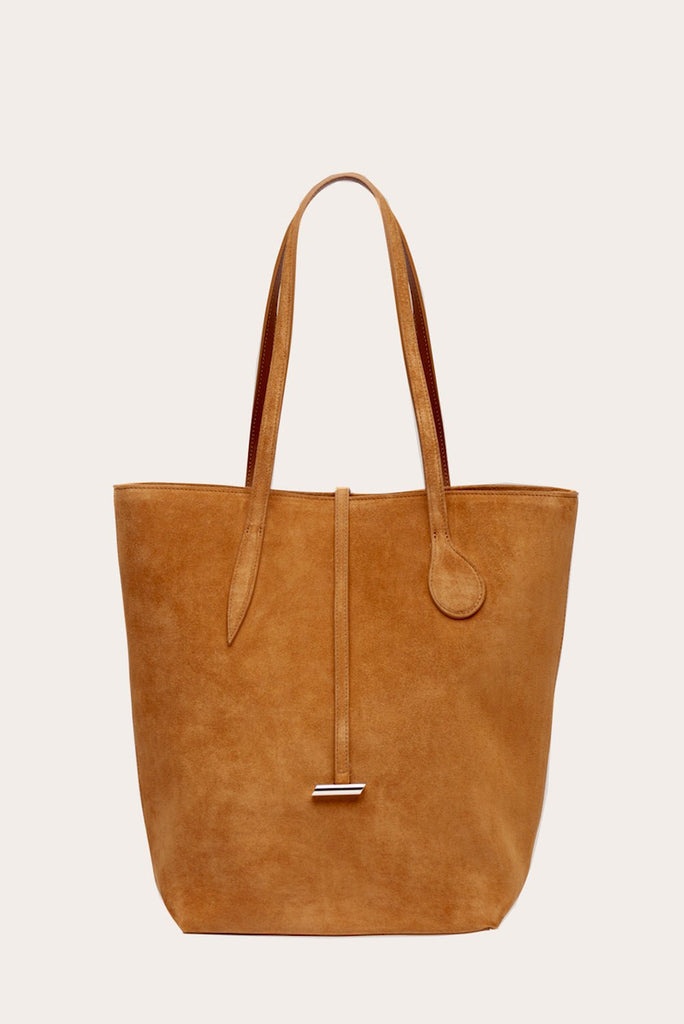 TALL SPROUT TOTE RHUM SUEDE - 1