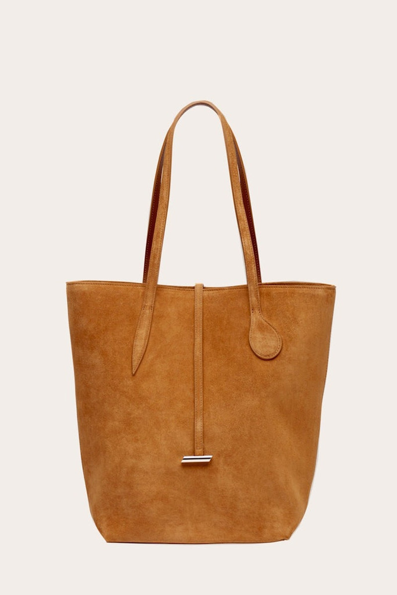 TALL SPROUT TOTE RHUM SUEDE 1
