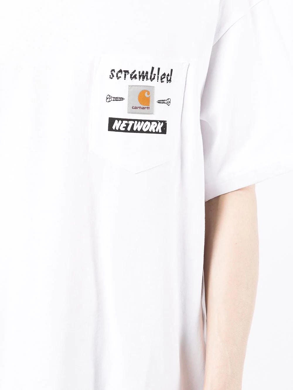 Scrambled Network short-sleeve T-shirt - 5