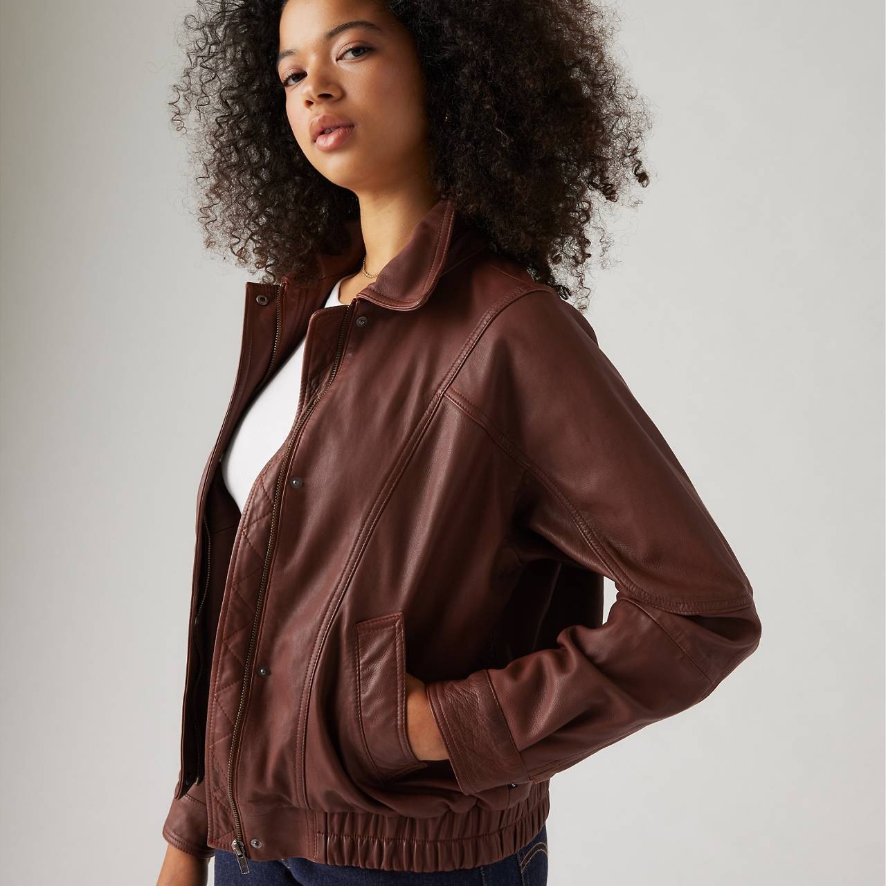 LAWTON LEATHER JACKET - 5