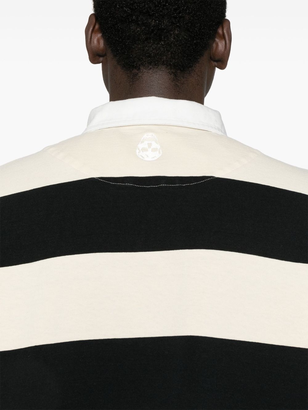 striped polo shirt - 4