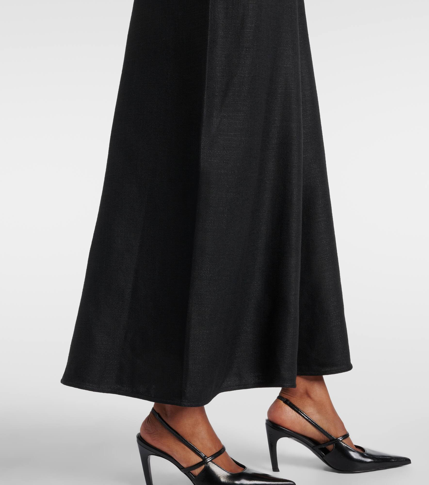 Gathered maxi dress - 6