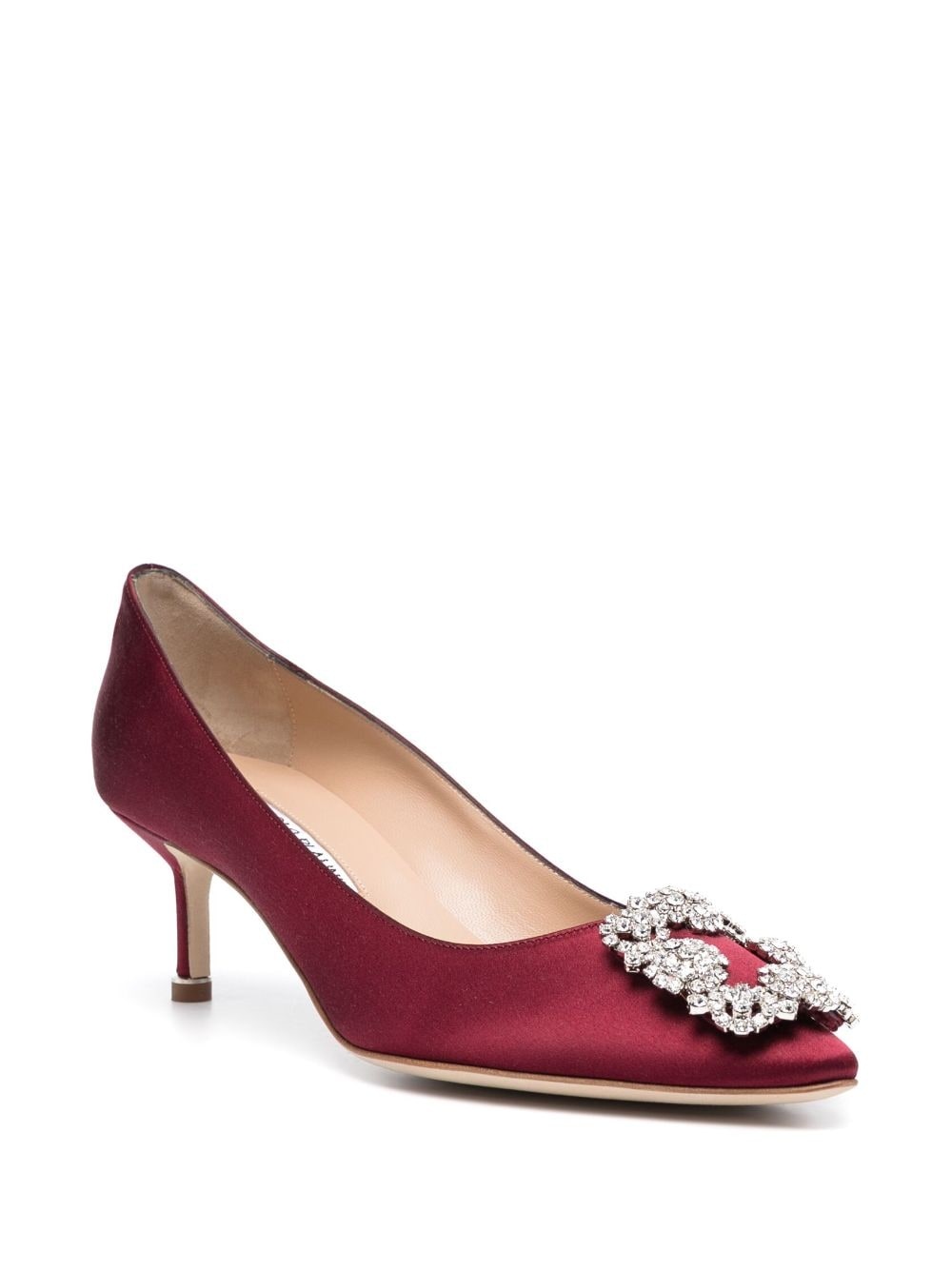 Hangisi crystal-buckle pumps - 2