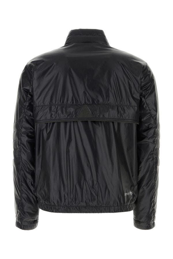 Black nylon Althaus down jacket - 2