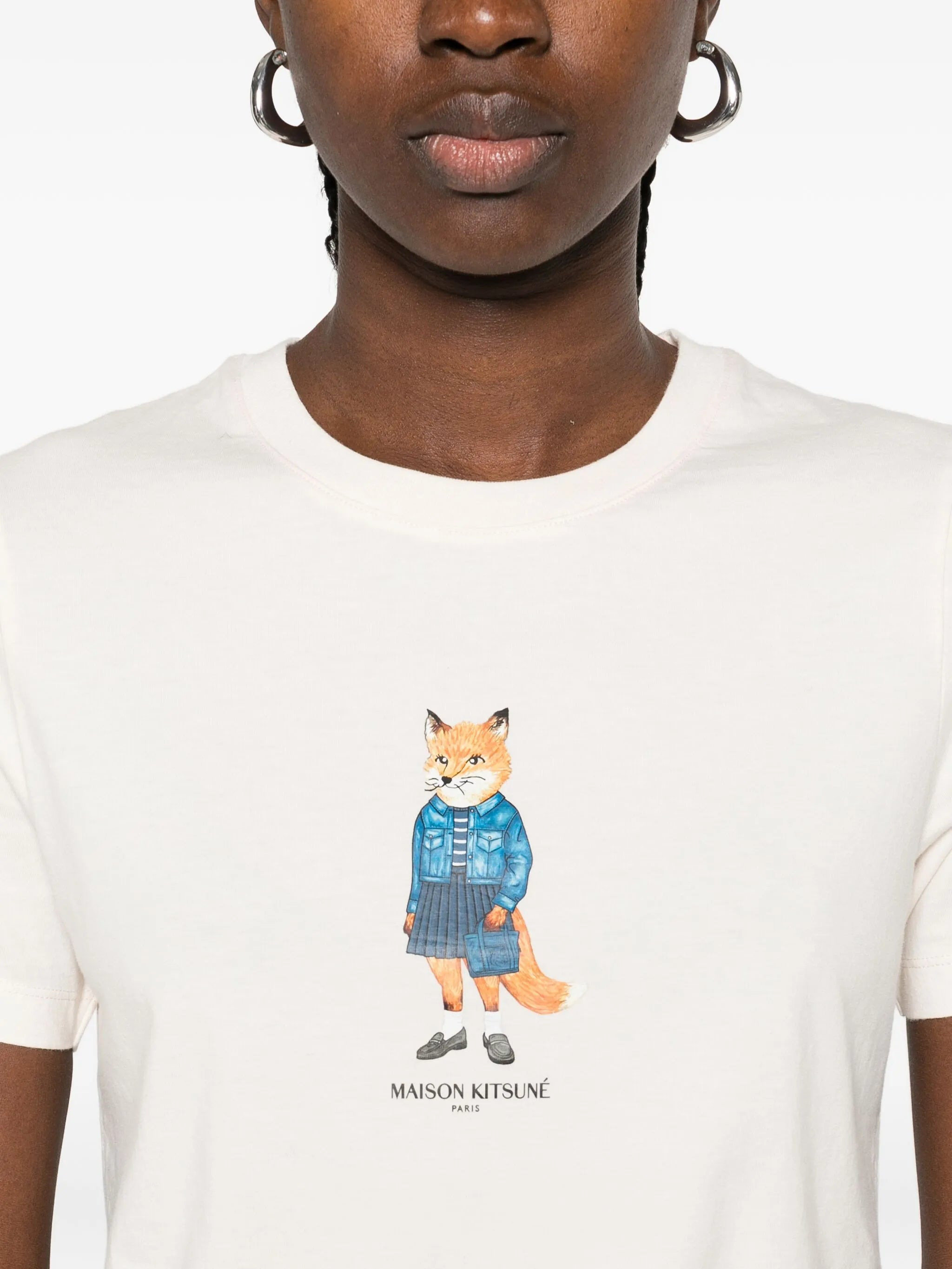 Maison Kitsuné Fox-print T-shirt - 3
