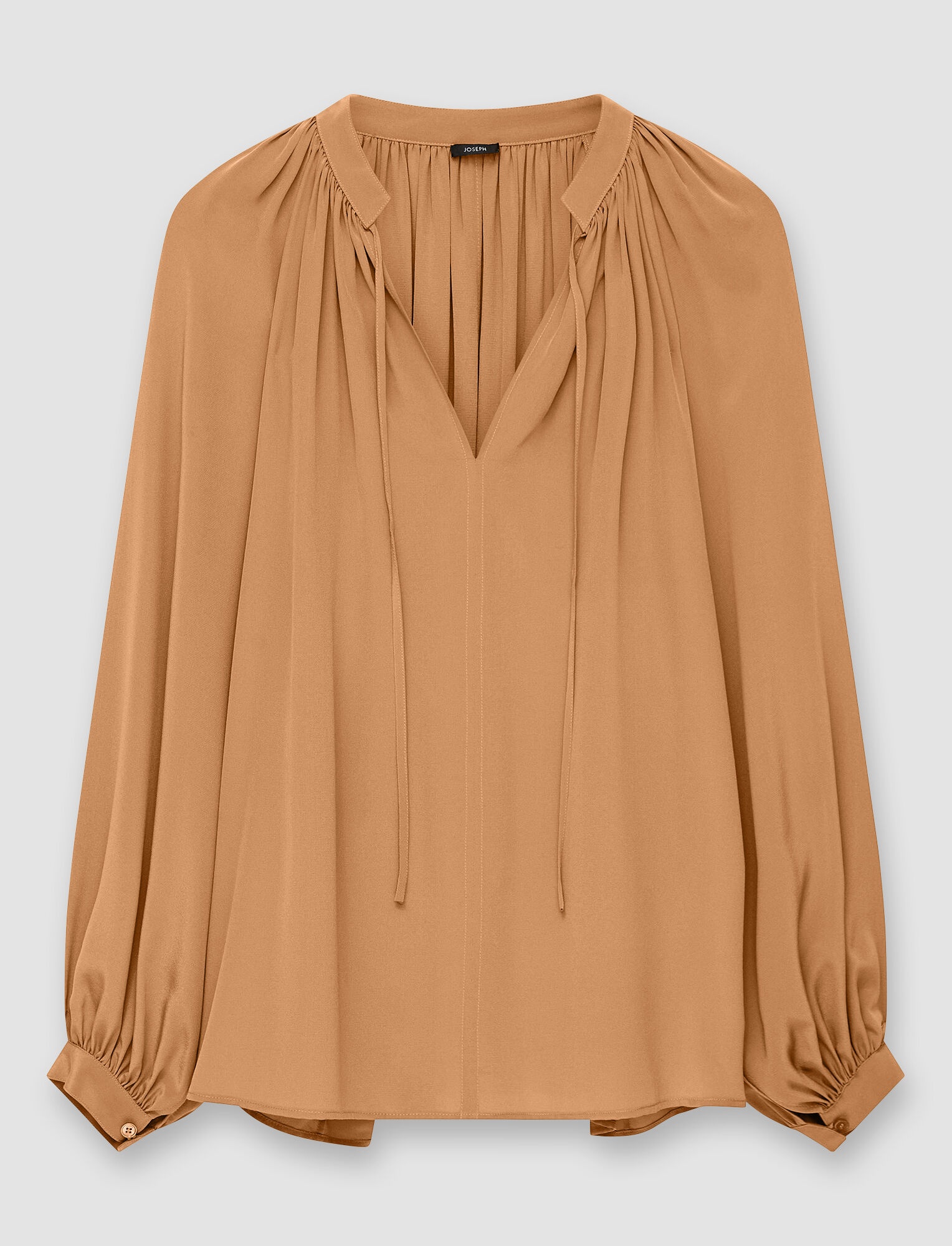 Silk Crepe de Soie Bartletts Blouse - 1