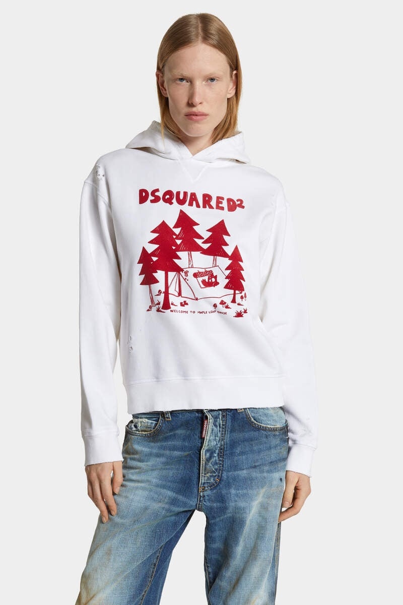 WASHED AND DESTROYED JUST RIGHT FIT HOODIE - 3
