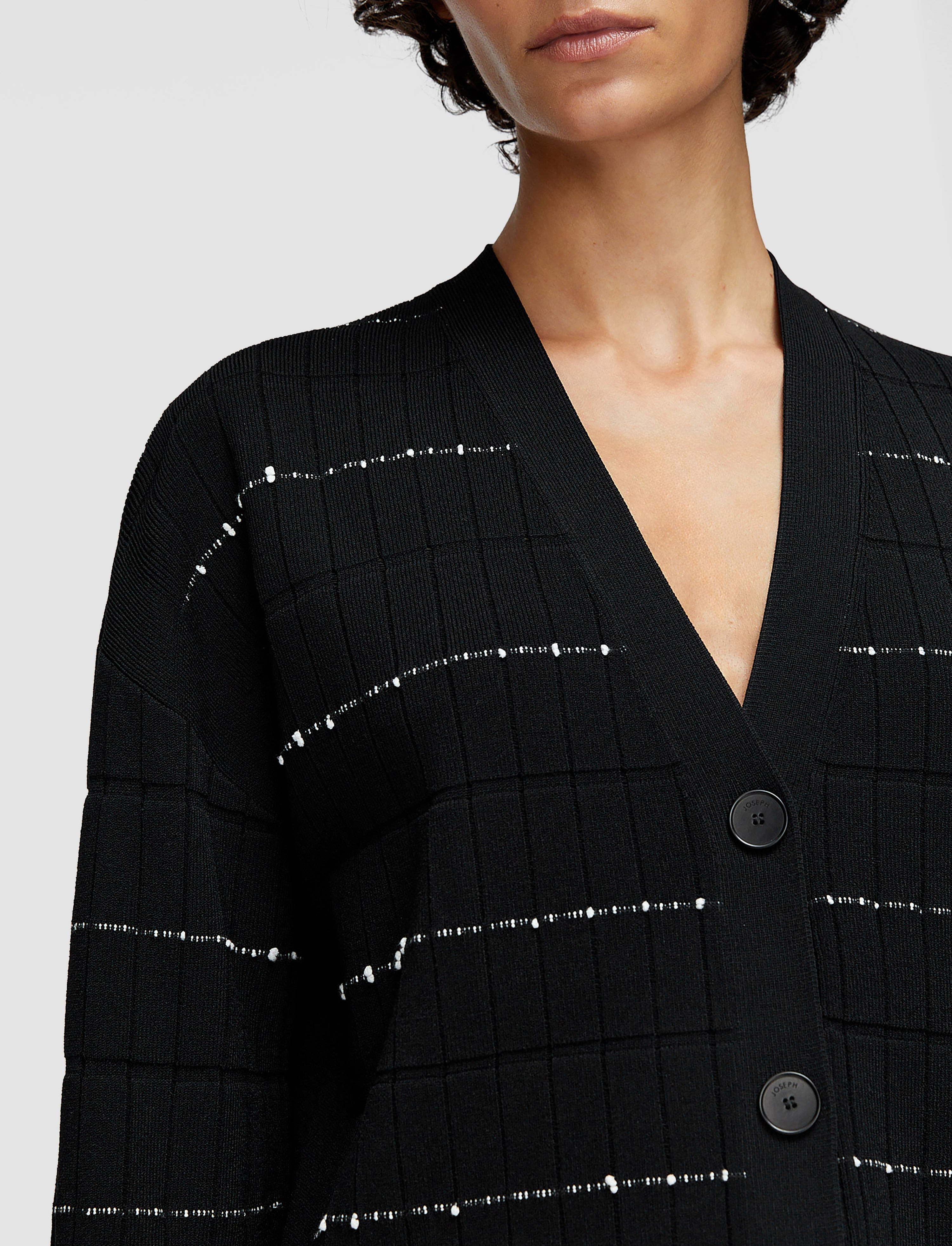 Fragmented Stripes Cardigan - 6