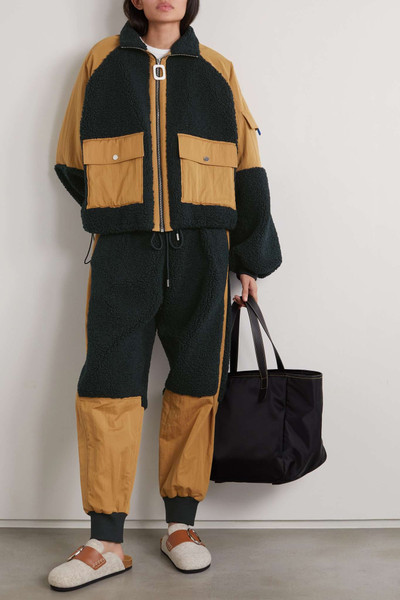 JW Anderson Twill and fleece bomber jacket outlook