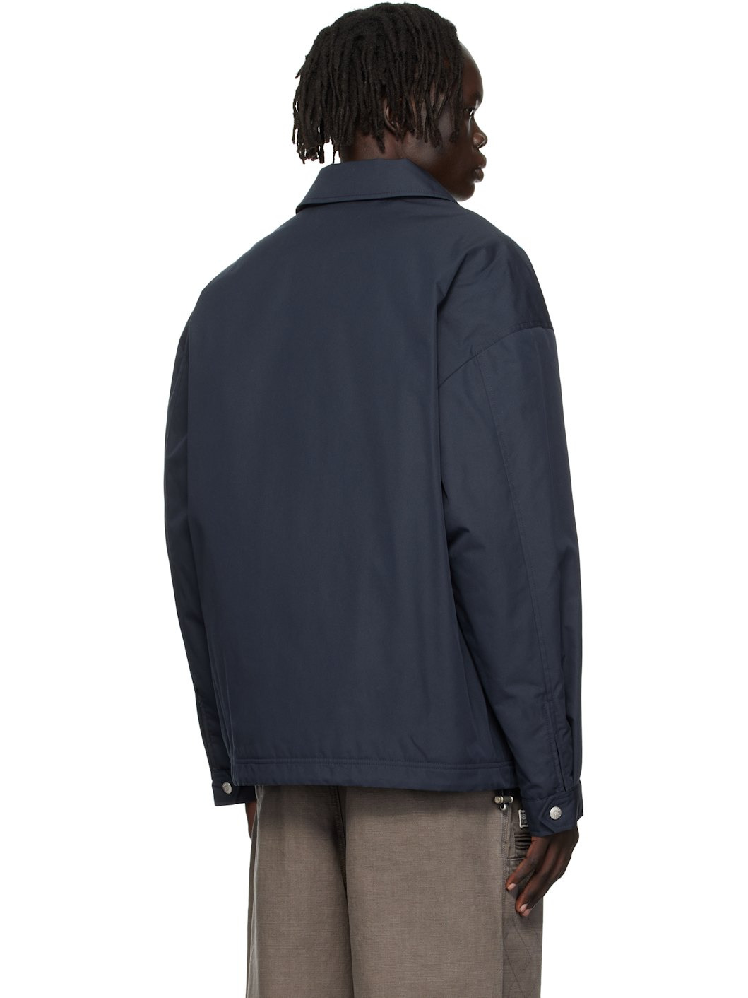 Navy Kenzo Paris 'Kenzo Paris Chainstitch' Coach Jacket - 3
