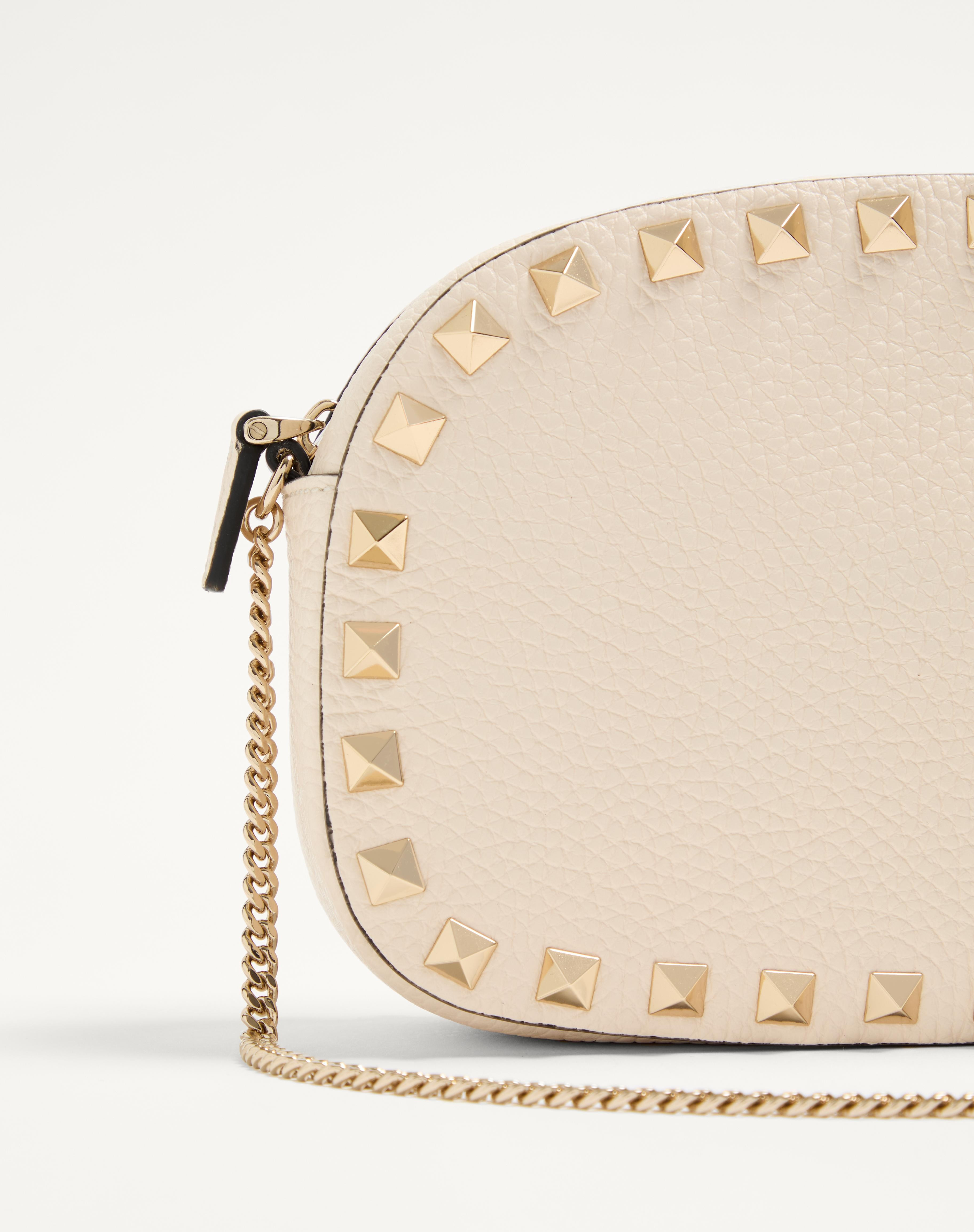 MINI ROCKSTUD CROSSBODY BAG IN GRAINY CALFSKIN - 6