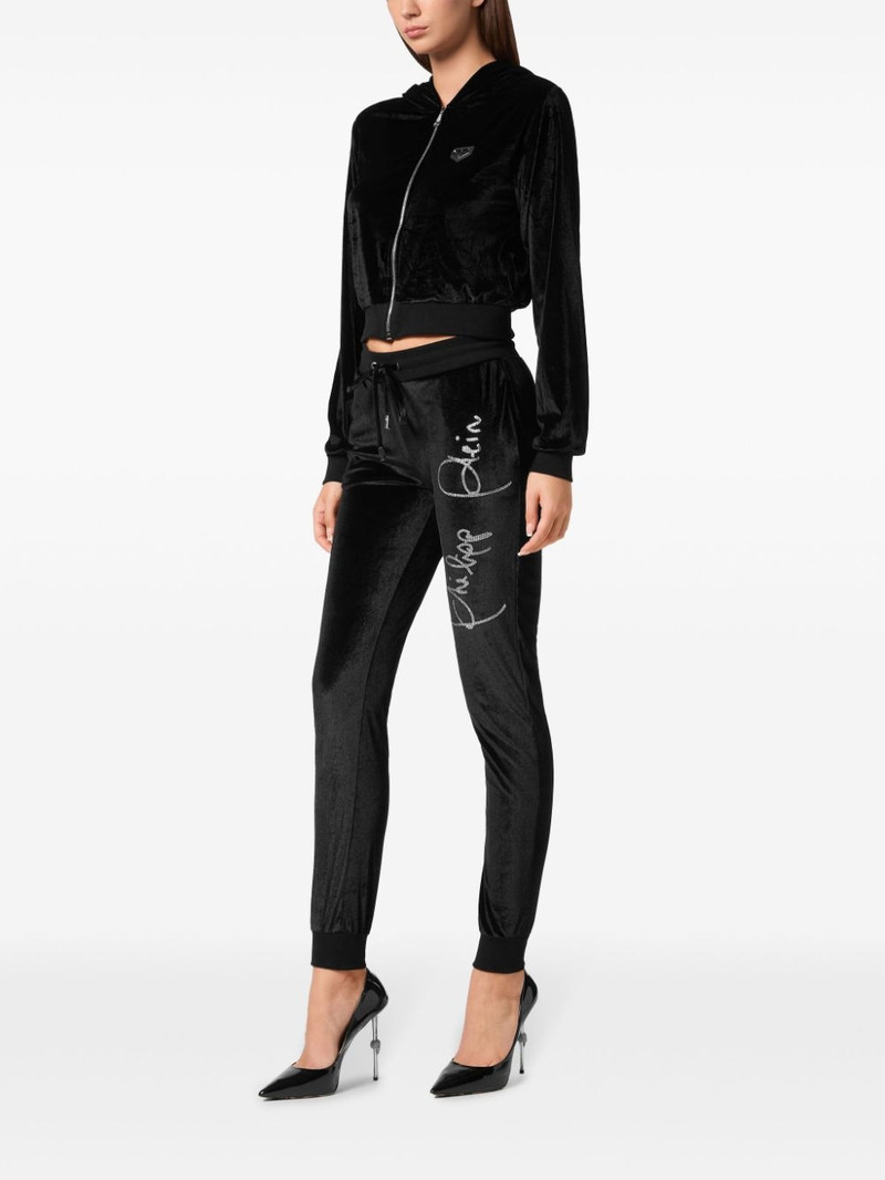 PHILIPP PLEIN Crystal Signature hoodie outlook