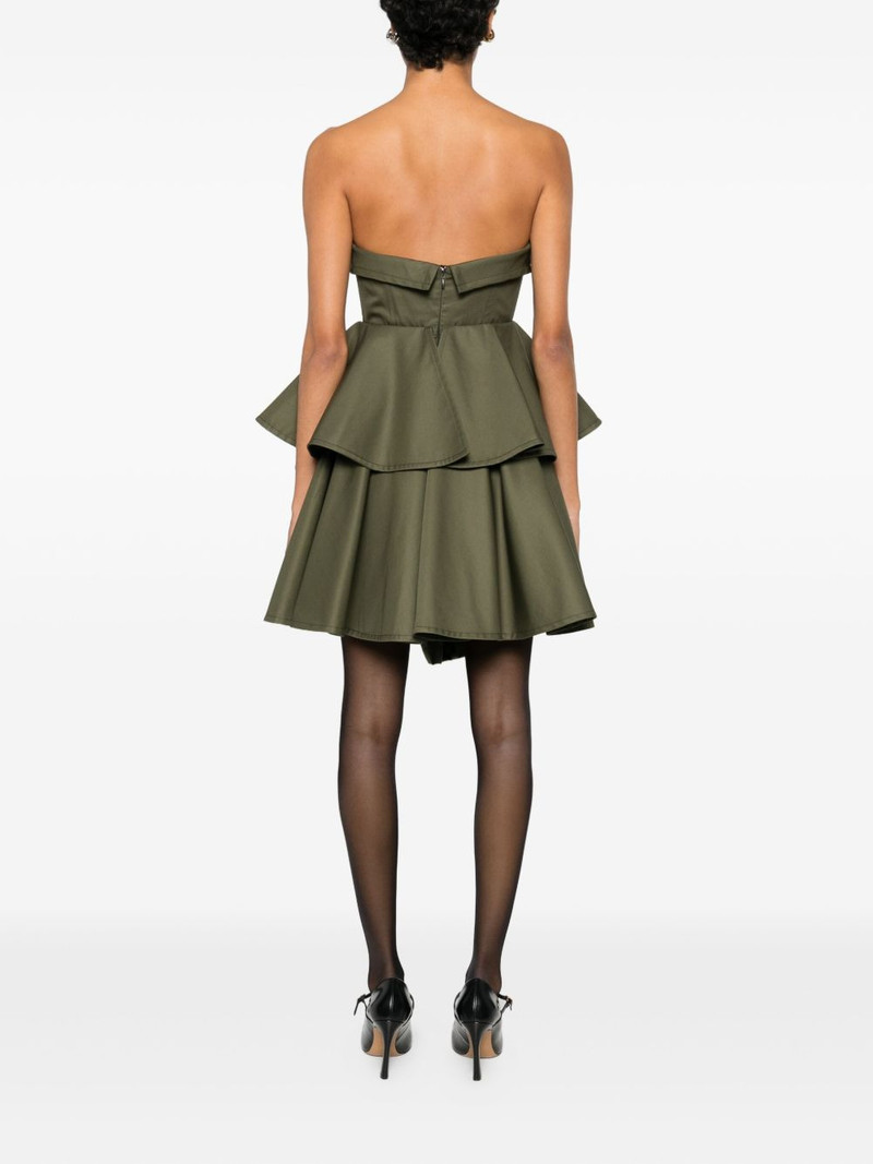 bow drape mini dress 4