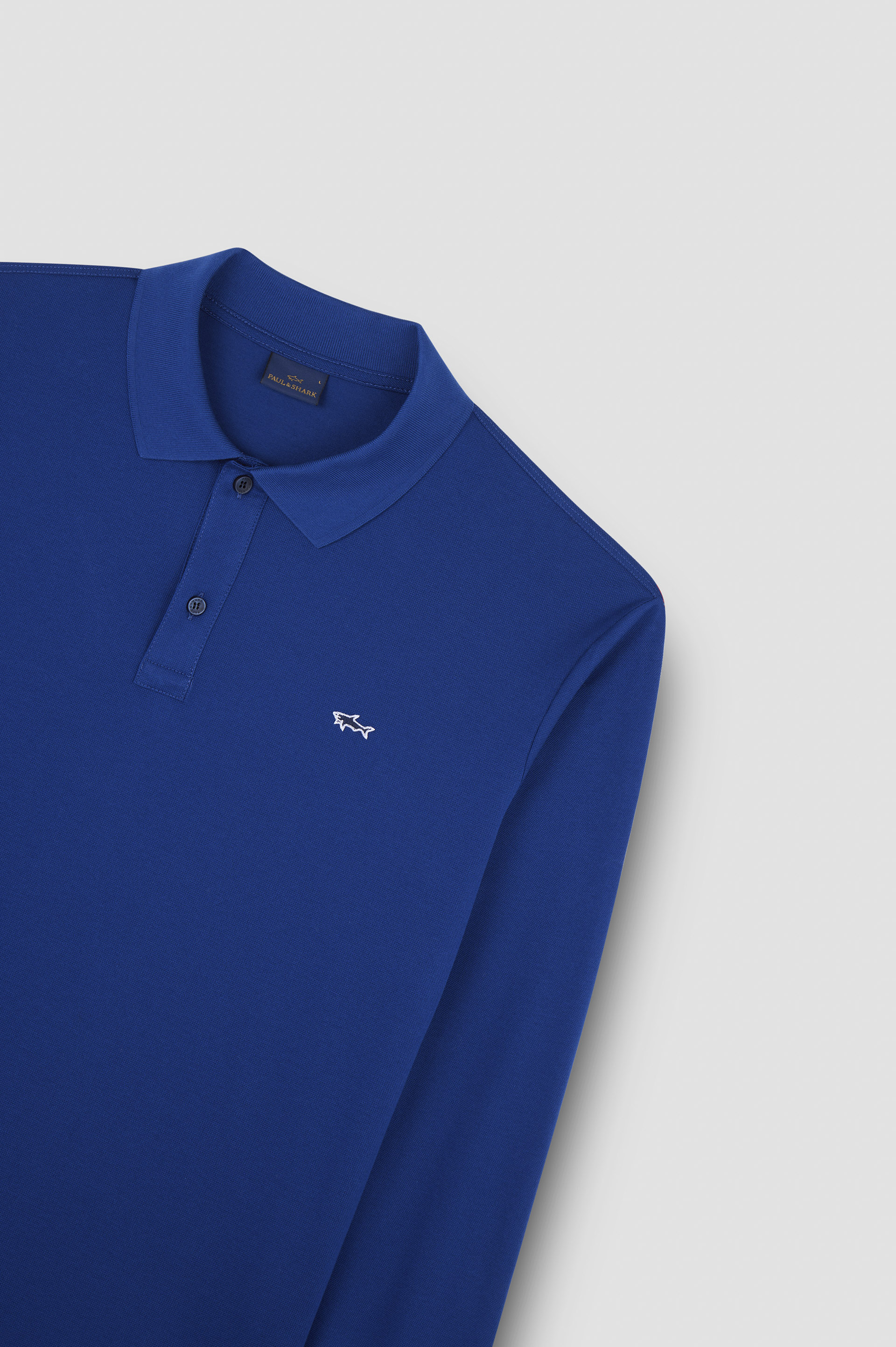 DOUBLE PIQUÉ COTTON POLO - 5