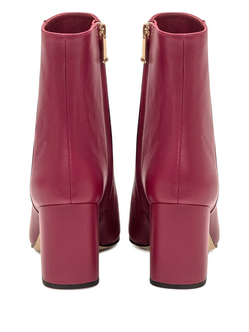 MICHAEL KORS 75mm Elise zip-detail block-heel ankle boots outlook