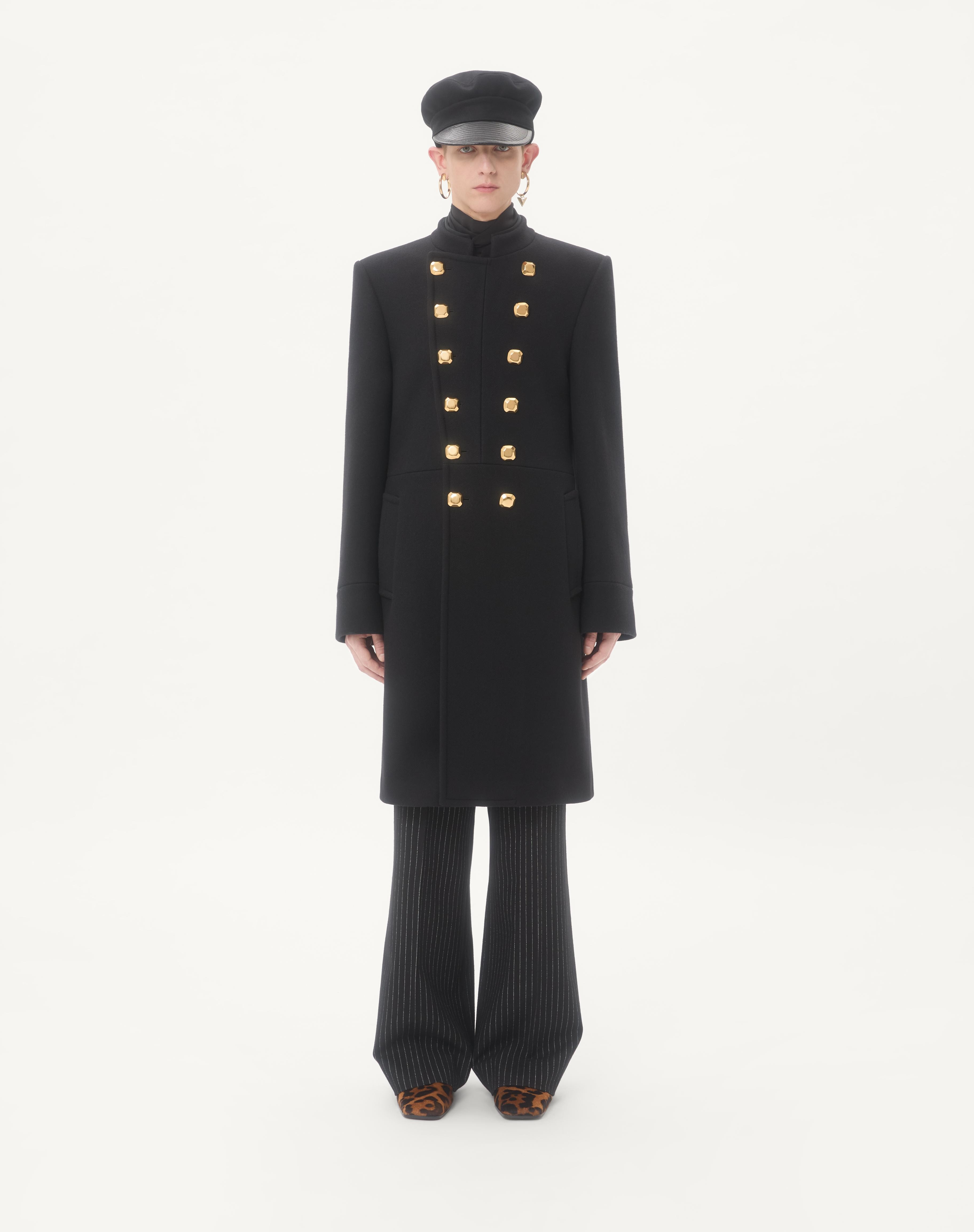 VALENTINO DOUBLE-BREASTED COAT IN DOUBLE WOOL - 5