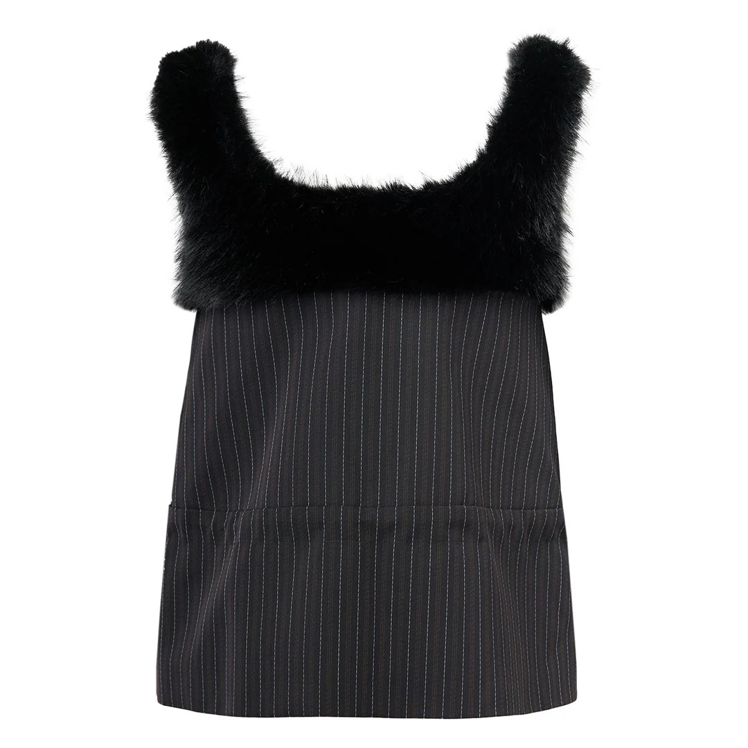 Stripe Doeskin Tank Top - 2