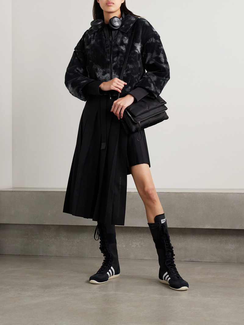 Y-3 + Y-3 Cropped Padded Flocked Shell Jacket outlook