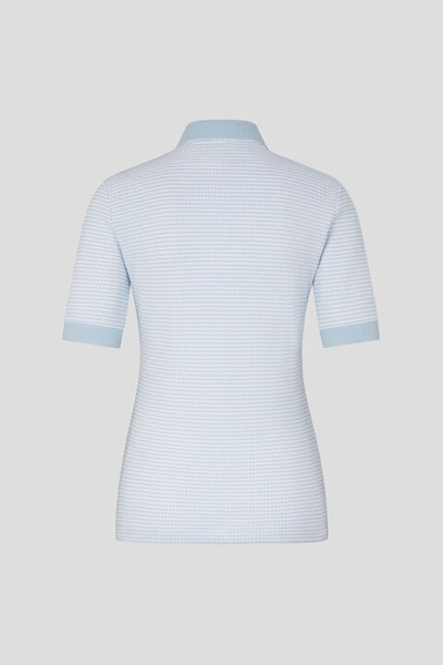BOGNER Wendy Polo shirt in Light blue/Off-white outlook