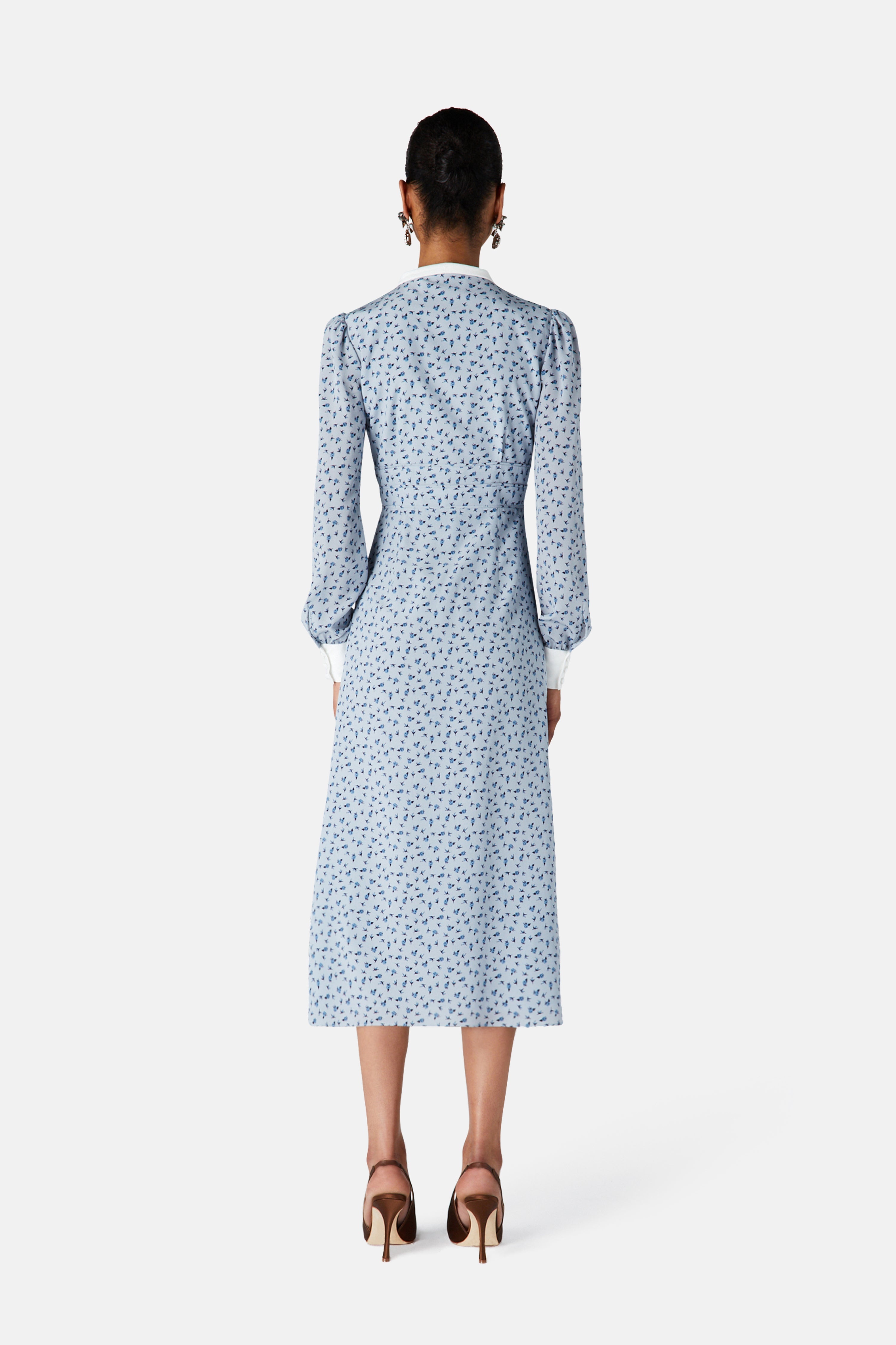SMALL ROSE PRINT DRESS - 4