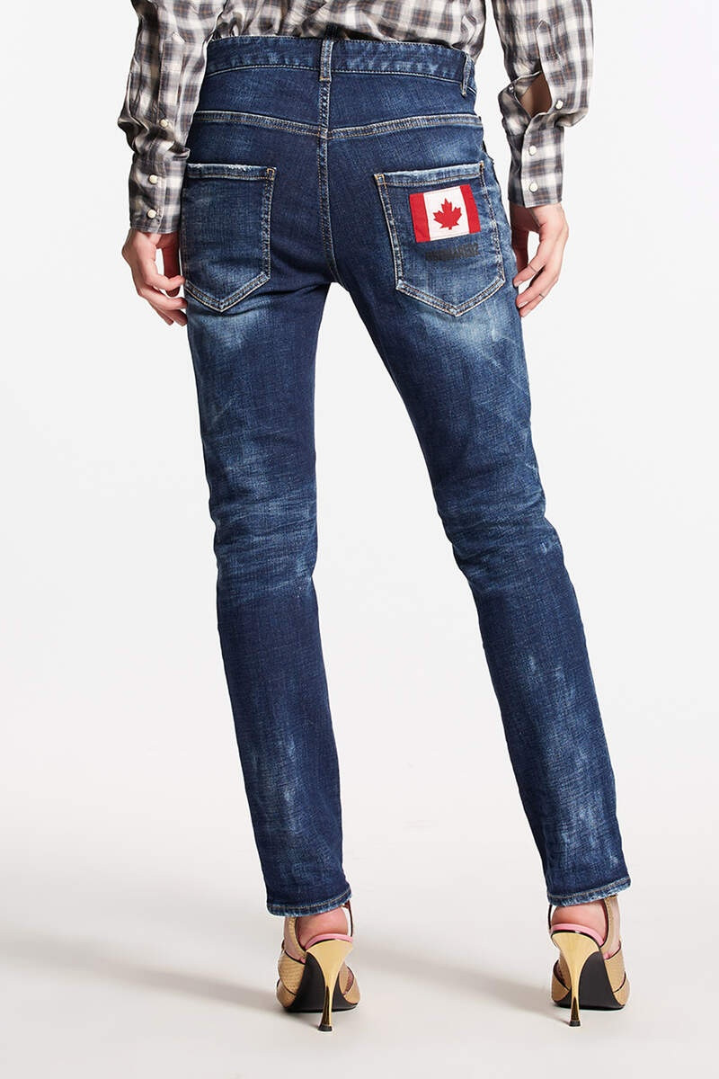 DSQUARED2 DARK CLEAN WASH COOL GIRL JEANS outlook