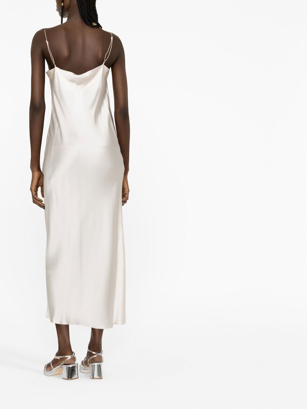 sleeveless midi dress - 4