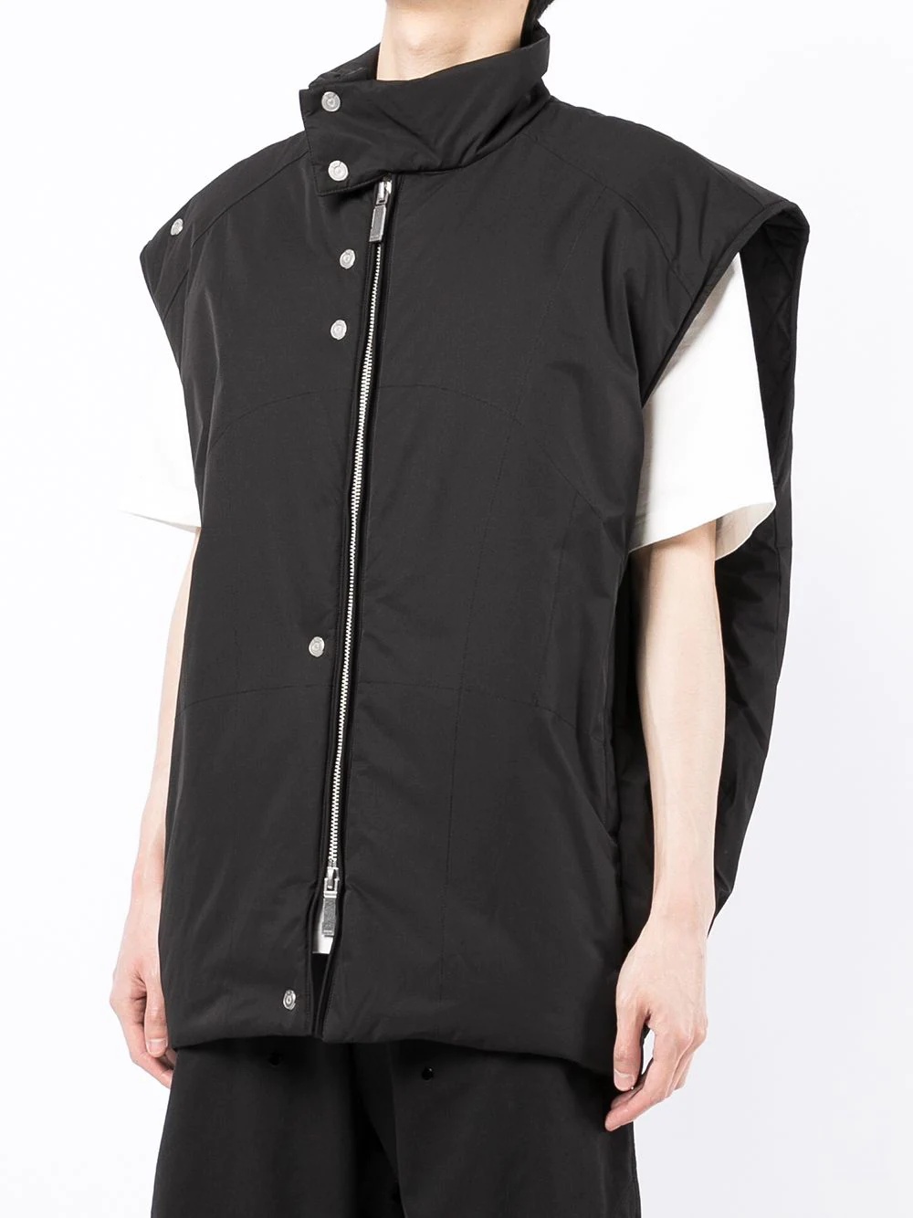 oversized Asteroid padded vest jacket - 3