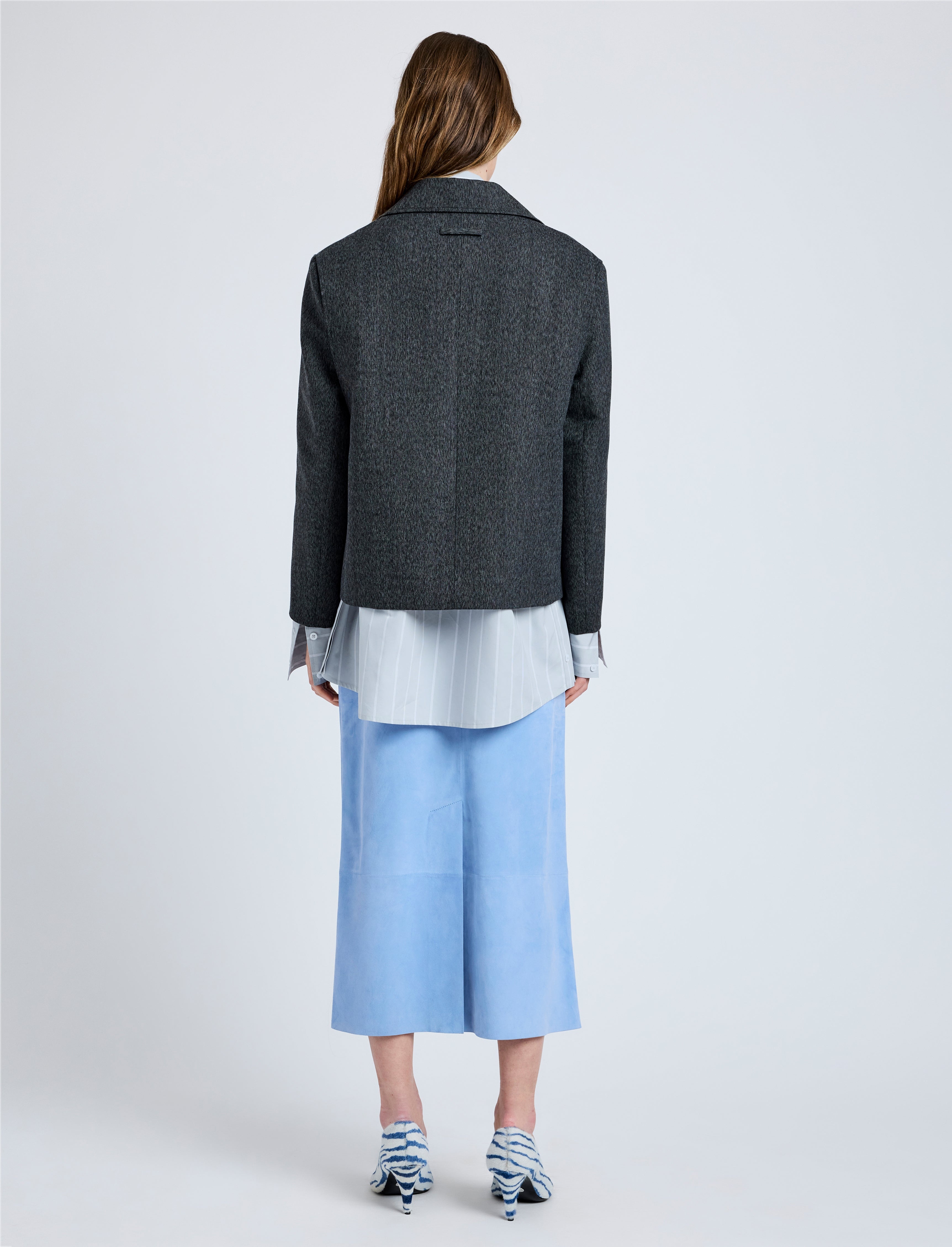 Nola Jacket in Textured Suiting - 5