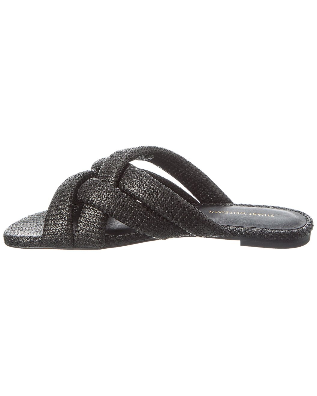 Stuart Weitzman Crossover Raffia Slide - 2