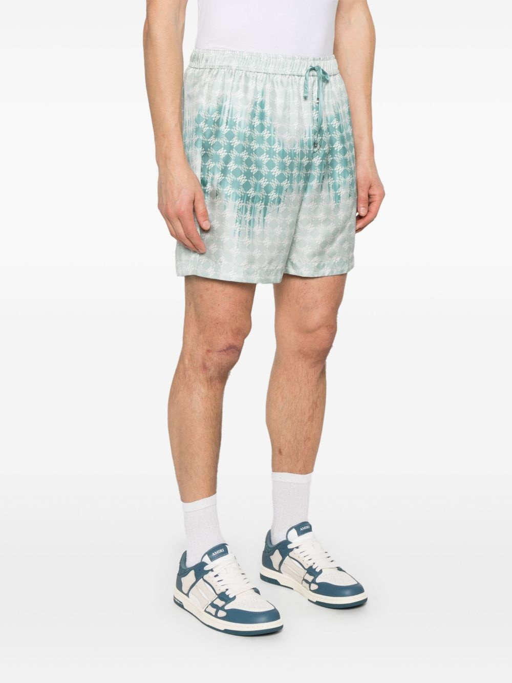 bleached-effect shorts - 3
