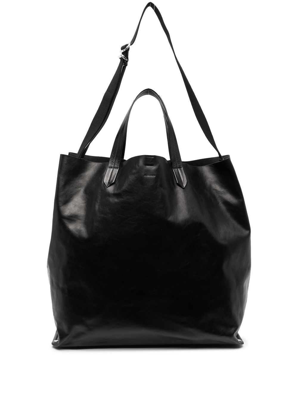 wrinkled-effect tote bag - 1