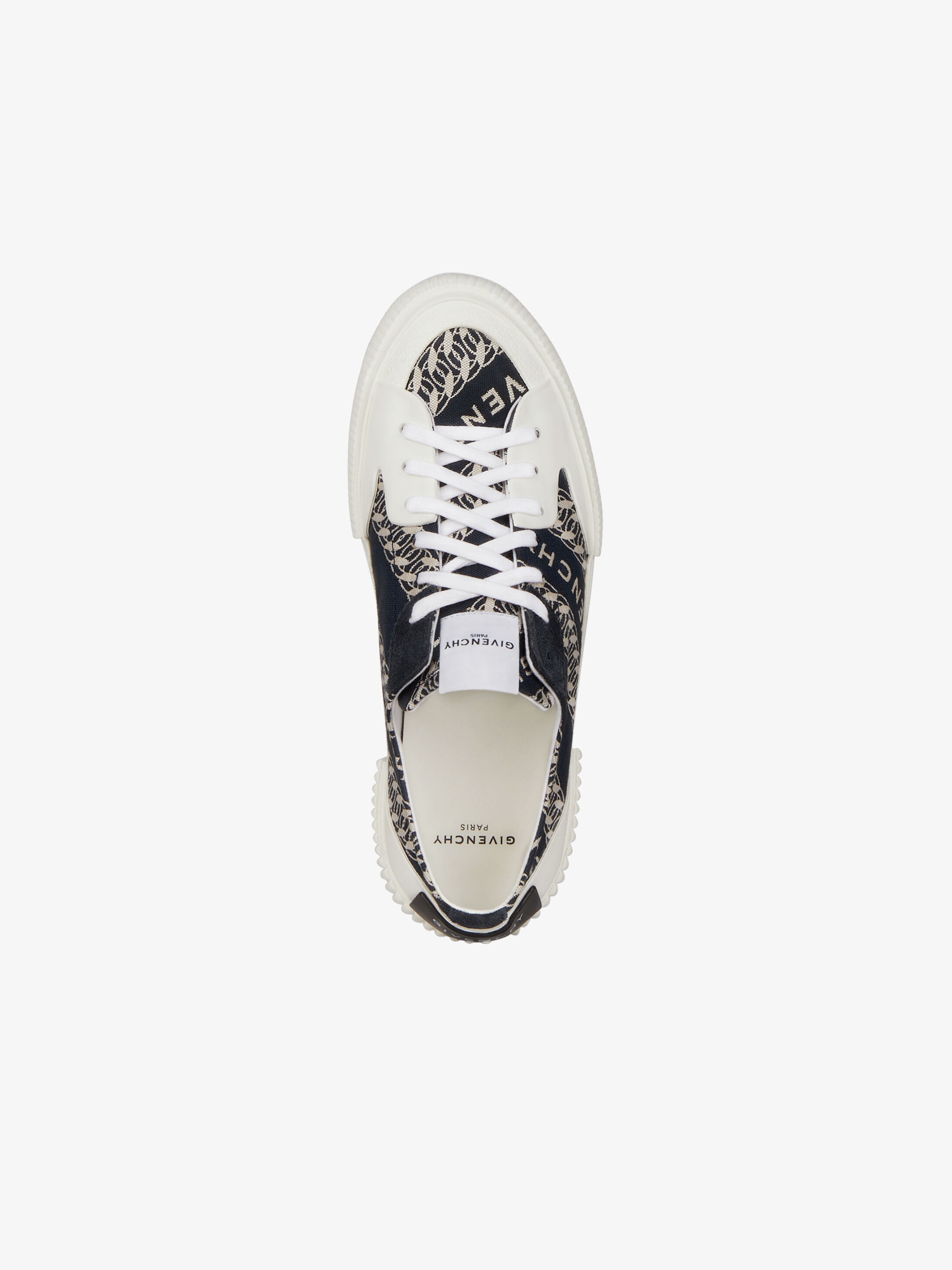 GIVENCHY Chain tennis Light low sneakers in canvas - 6