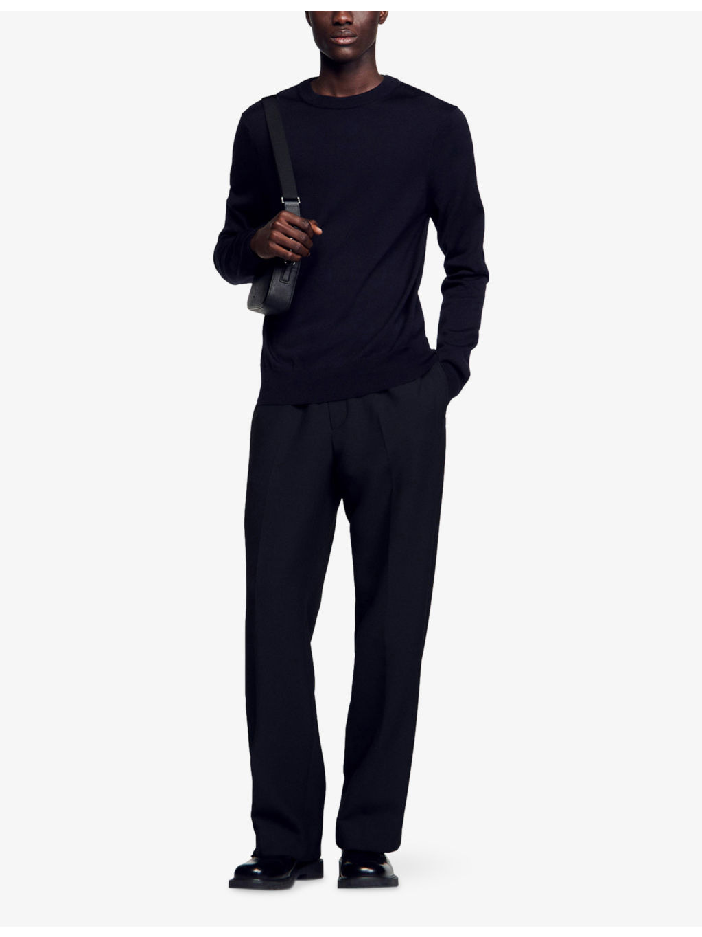 Crewneck Knitted Wool Jumper - 2