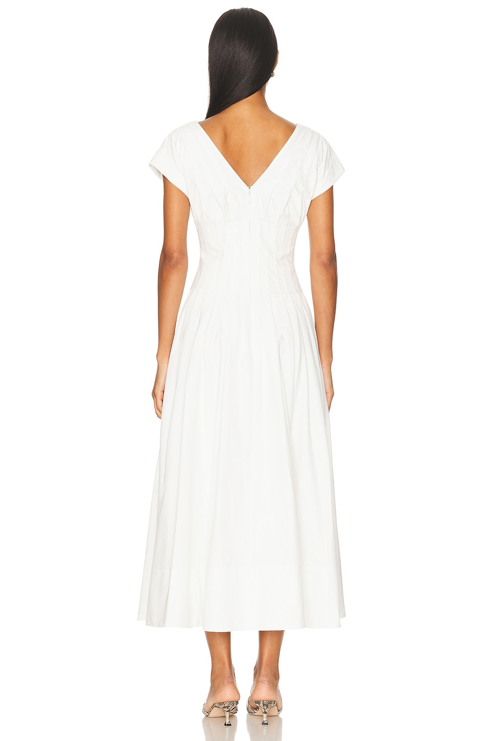 Nina Pleated Midi Dress - 3
