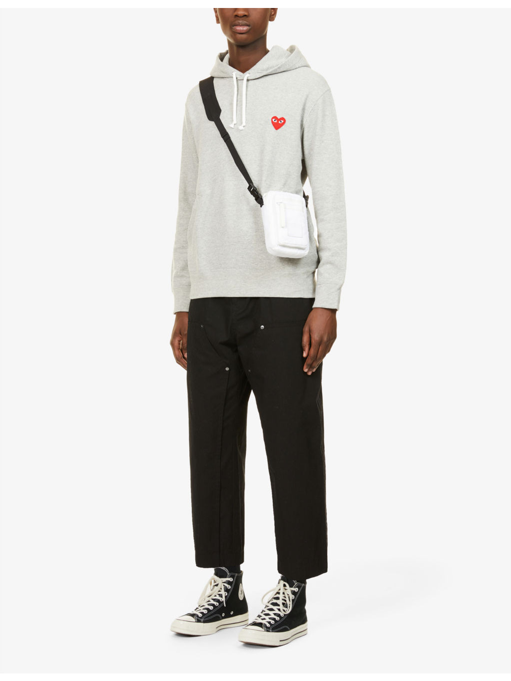 Logo-embroidered cotton-jersey hoody - 3