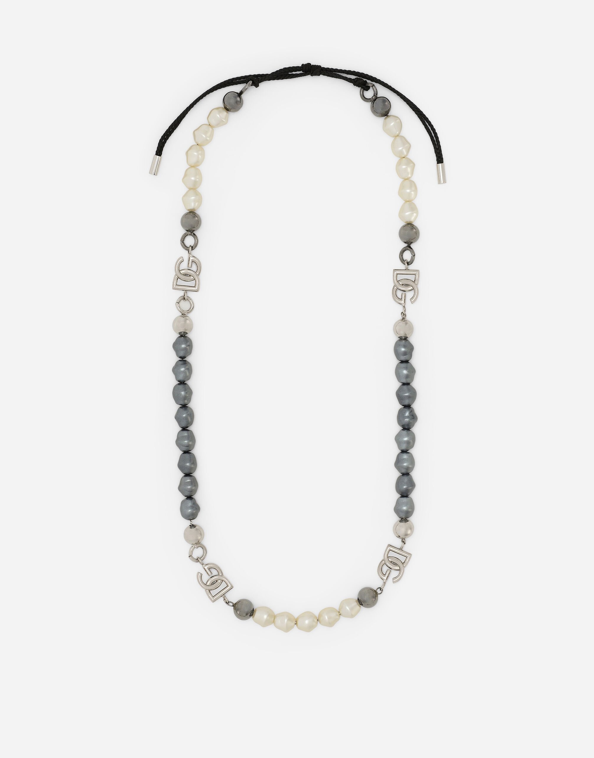 Cord necklace with “Marina” pearls - 1